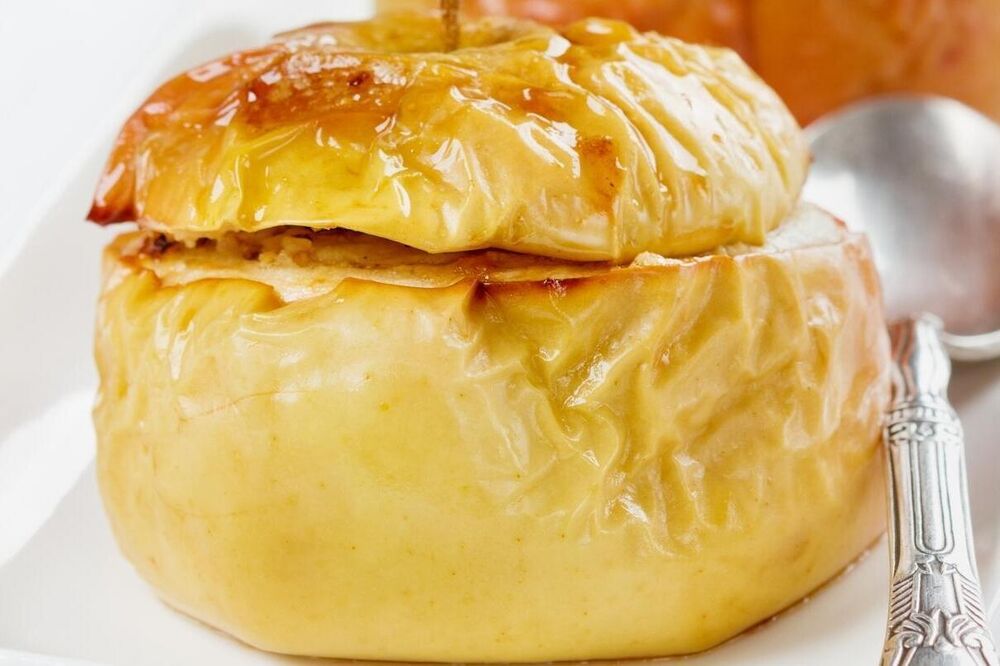 Baked Apples and Ice Cream