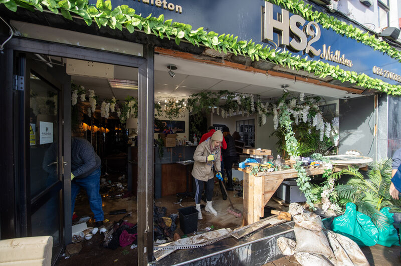  The HS2 hair salon on Main Street. Picture: Dan Linehan