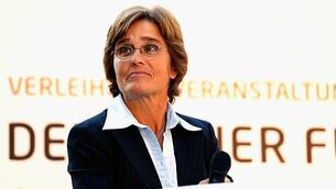 <p>Staab has expressed her desire to bring the Women's World Cup to Saudi Arabia</p>