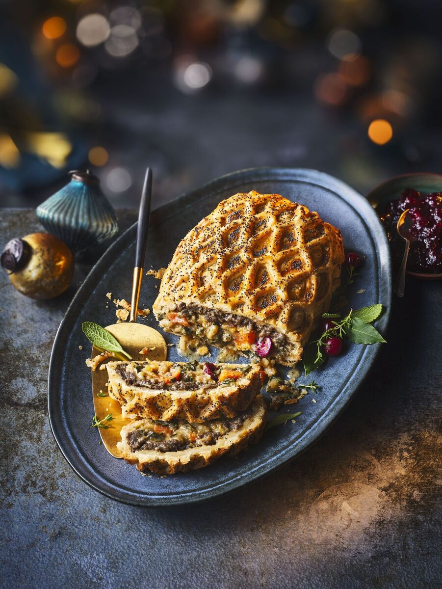 Brie, Butternut and Mushroom Wellington, from M&S this Christmas Brie, Butternut and Mushroom Wellington, from M&S this Christmas