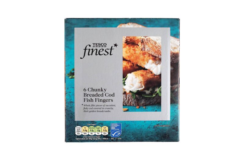 Tesco Finest 6 Chunky breaded cod fingers