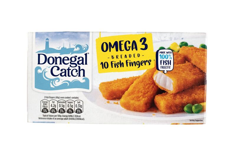Donegal Catch Omega 3 Breaded 10 fish fingers