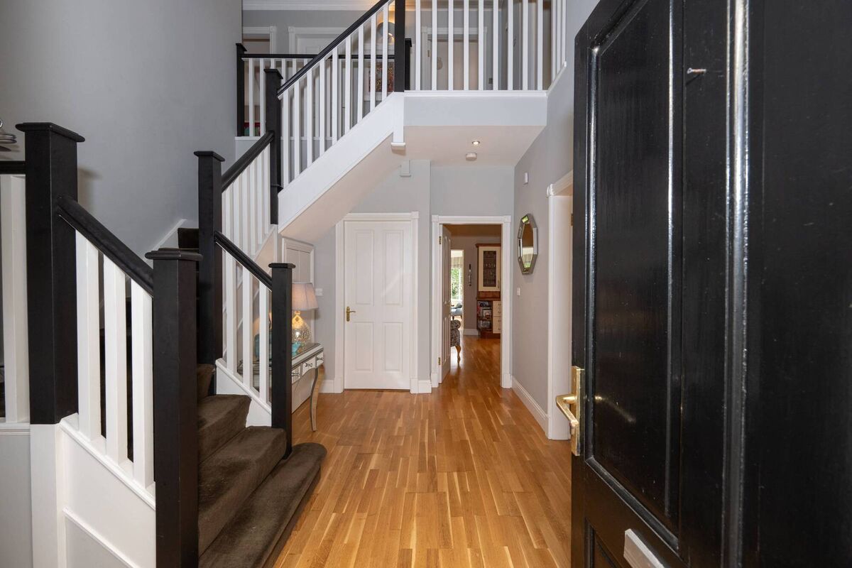 Double height hallway