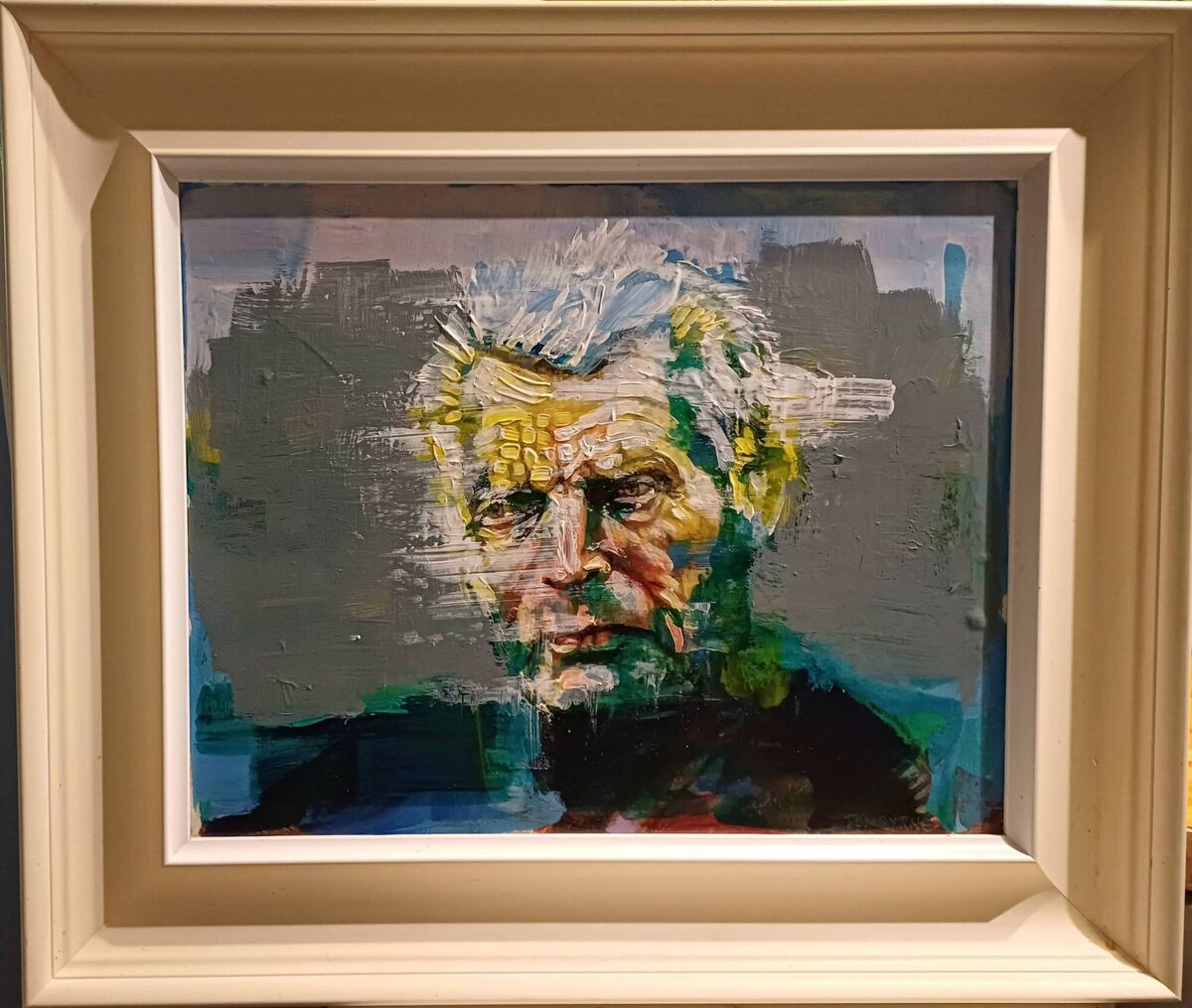 Tom Byrne's Portrait of Samuel Beckett will be among the 100 pieces of original art work on sale for €100 available on a first come, first served basis from participating artists when Art Source opens on Friday November 10 Tom Byrne's Portrait of Samuel Beckett will be among the 100 pieces of original art work on sale for €100 available on a first come, first served basis from participating artists when Art Source opens on Friday November 10