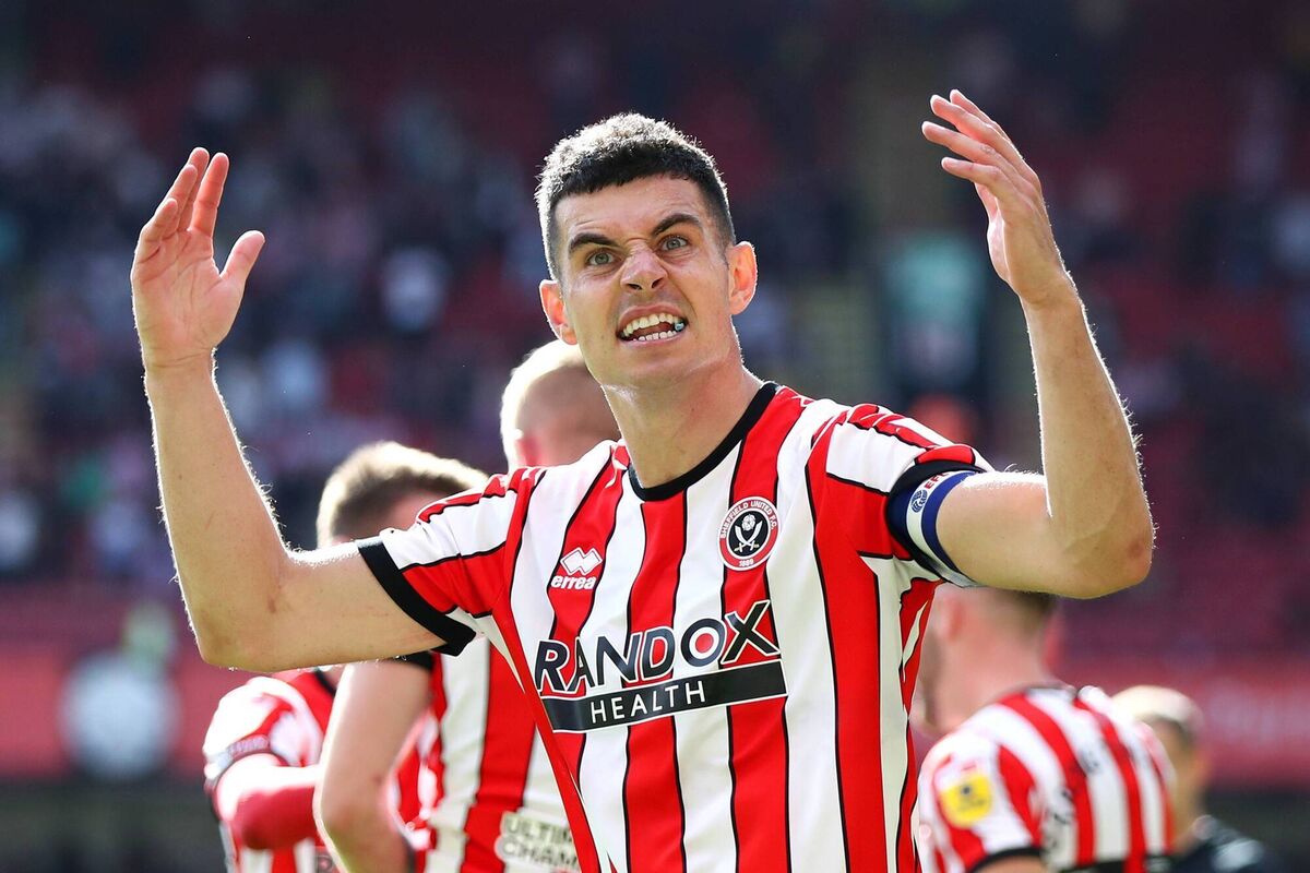 INJURED: John Egan is out injured for Sheffield United (Photo by George Wood/Getty Images)