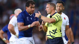 <p>INJURED: Andrew Brace was due to be assistant referee in the semi-final between England and South Africa but ruled out due to a calf injury. Pic:  ©INPHO/James Crombie</p>