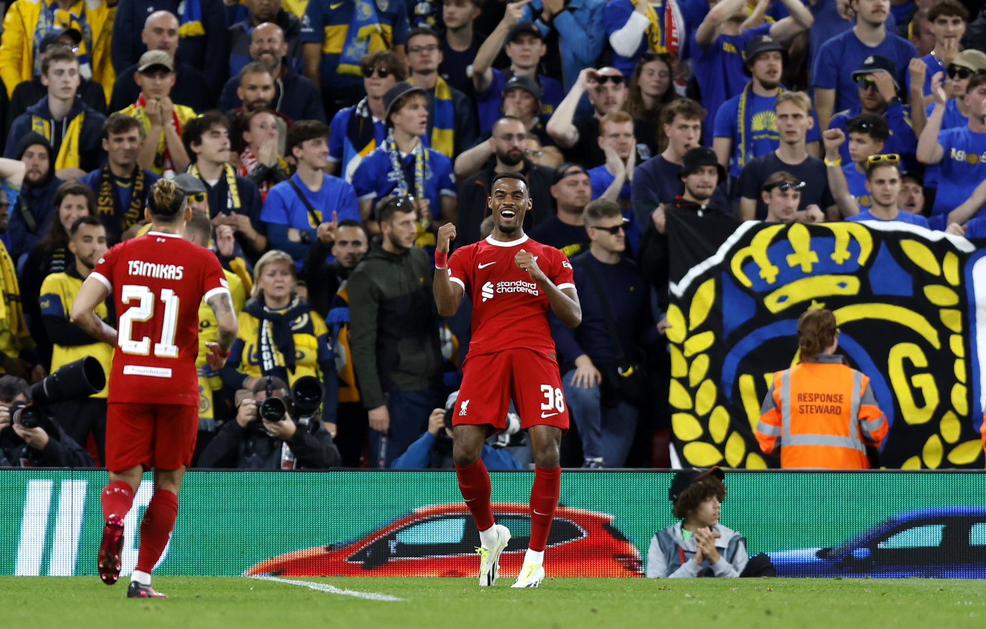 Gravenberch handed first Premier League start in Merseyside derby