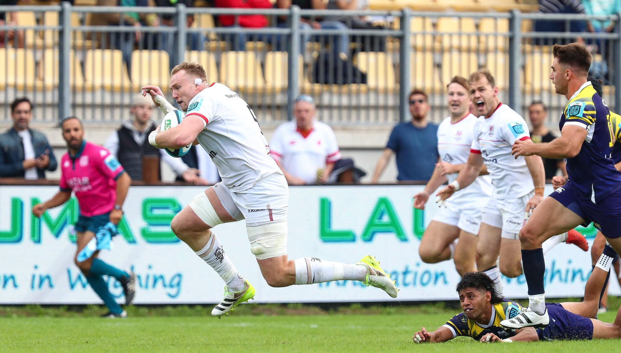 Doak helps six-try Ulster open URC season with win in Italy