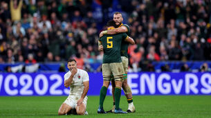 <p>FIVE THINGS TO DO: South Africa’s RG Snyman and Franco Mostert celebrate in front England's Danny Care of after winning.</p>