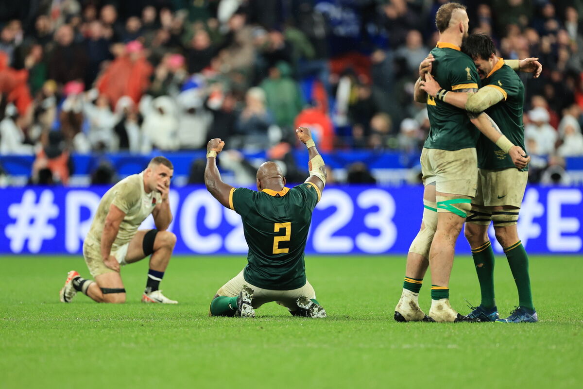 South Africa’s Bongi Mbonambi celebrates after winning. Pic Credit ©INPHO/Billy Stickland South Africa’s Bongi Mbonambi celebrates after winning. Pic Credit ©INPHO/Billy Stickland