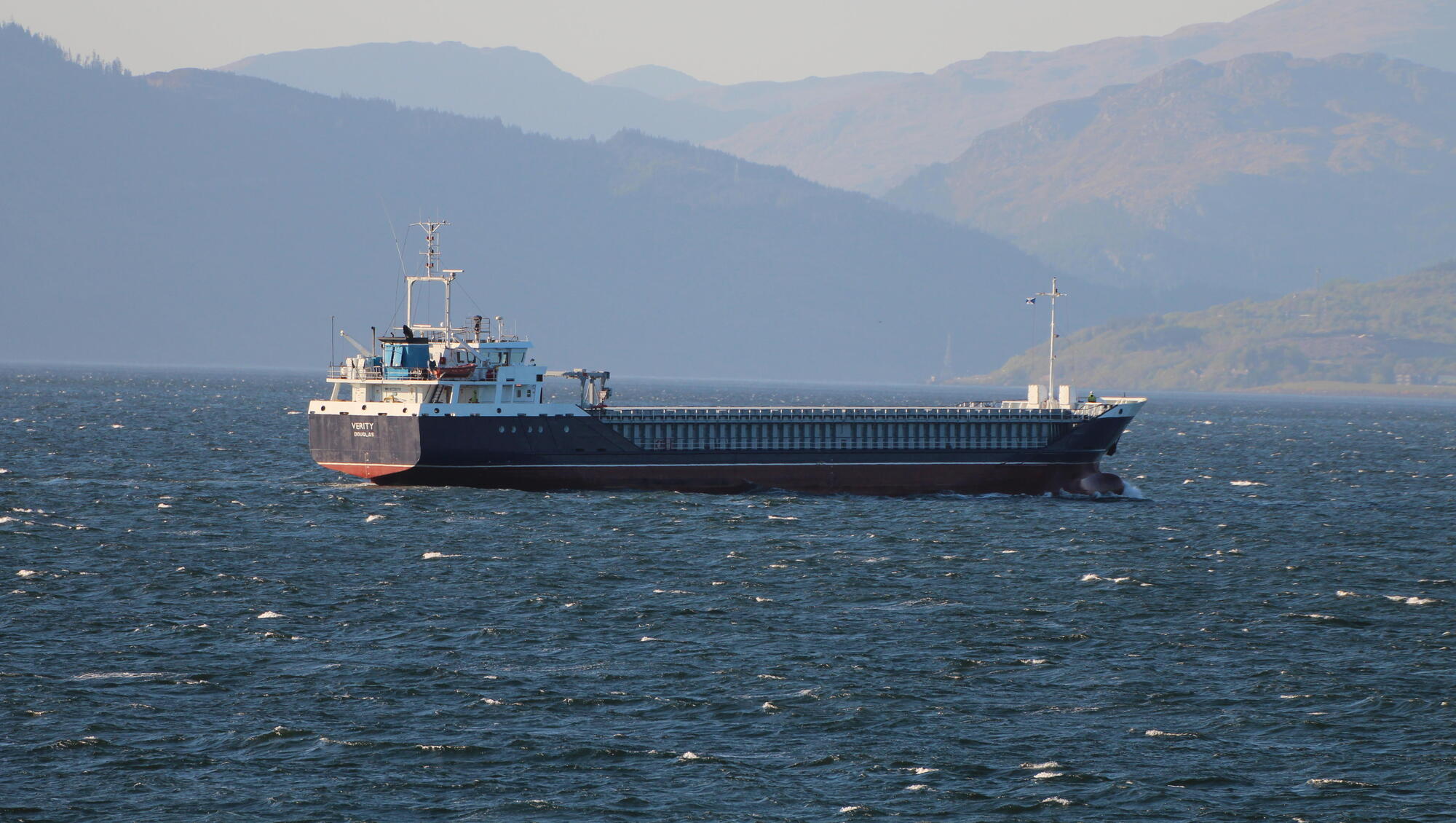 Search-and-rescue operation under way after British cargo ship reportedly sinks