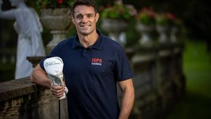 <p>PERFECT 10: Dan Carter, was speaking at a launch event in Elm Park Golf Club as Golf Ireland and ISPS Handa announced a new partnership. Picture: INPHO/Morgan Treacy</p>