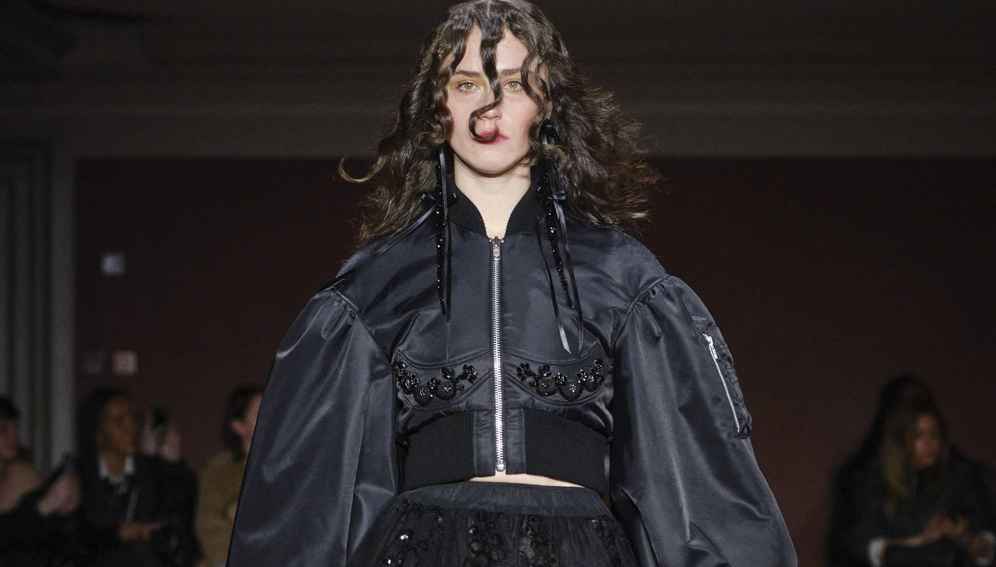 Go all-black with Simone Rocha's A/W style