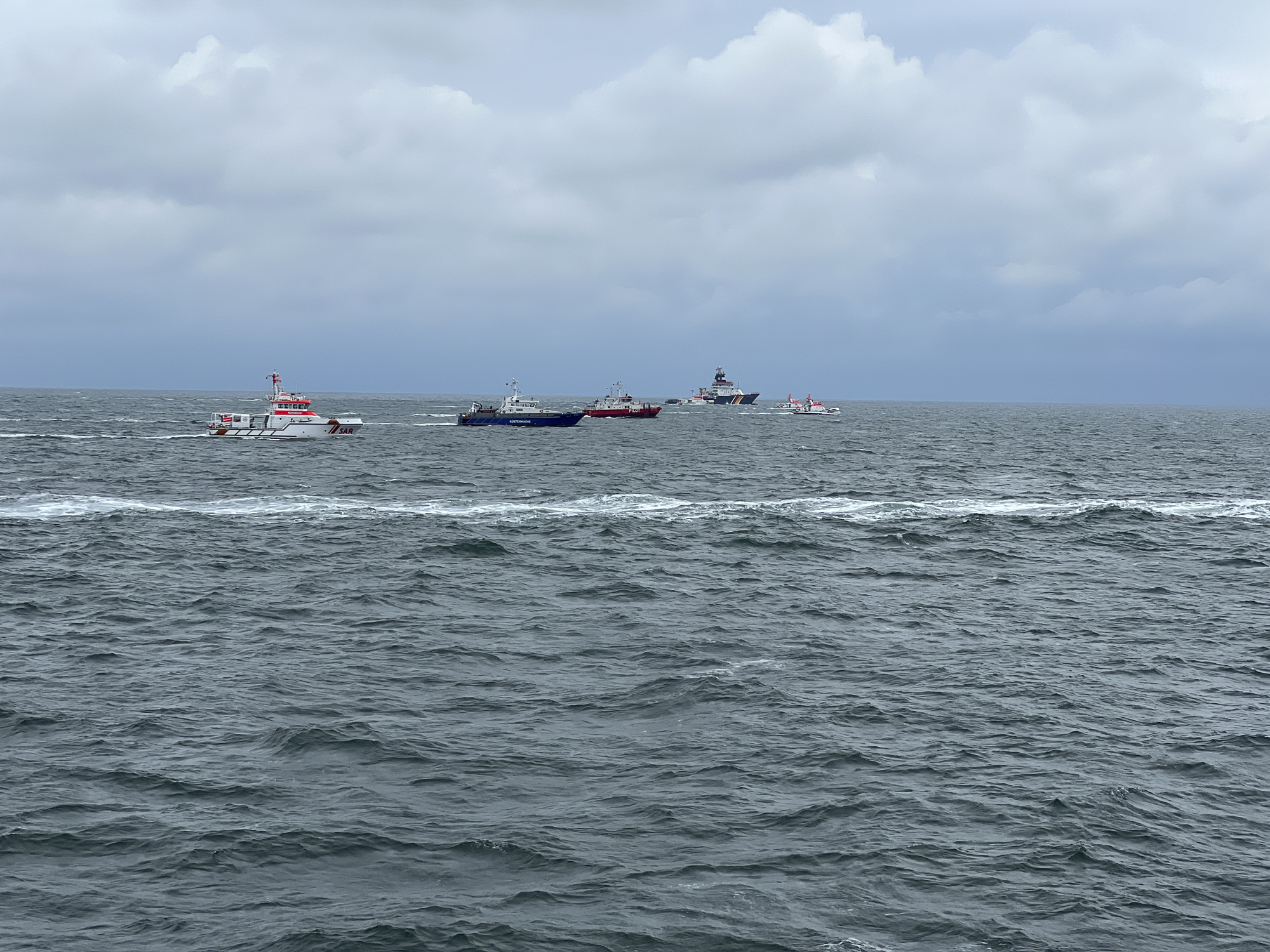 Germany halts search for four sailors missing after ships collide in North Sea
