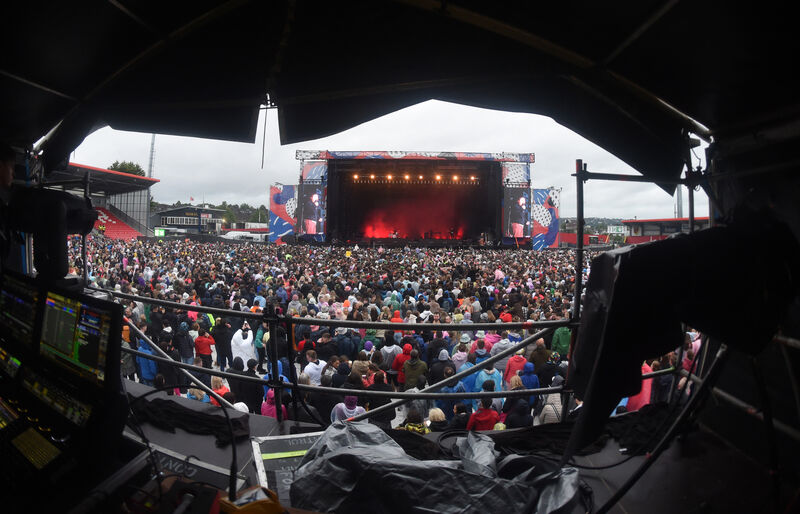 Lewis Capaldi played Musgrave Park in 2022. Picture: Larry Cummins 
