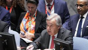 UN Secretary-General Antonio Guterres sparked outrage in Israel over remarks he made during a Security Council meeting (Seth Wenig/AP) UN Secretary-General Antonio Guterres sparked outrage in Israel over remarks he made during a Security Council meeting (Seth Wenig/AP)