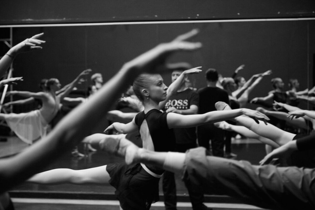 Behind the scenes at rehearsals for Swan Lake. Picture: Miki Barlok
