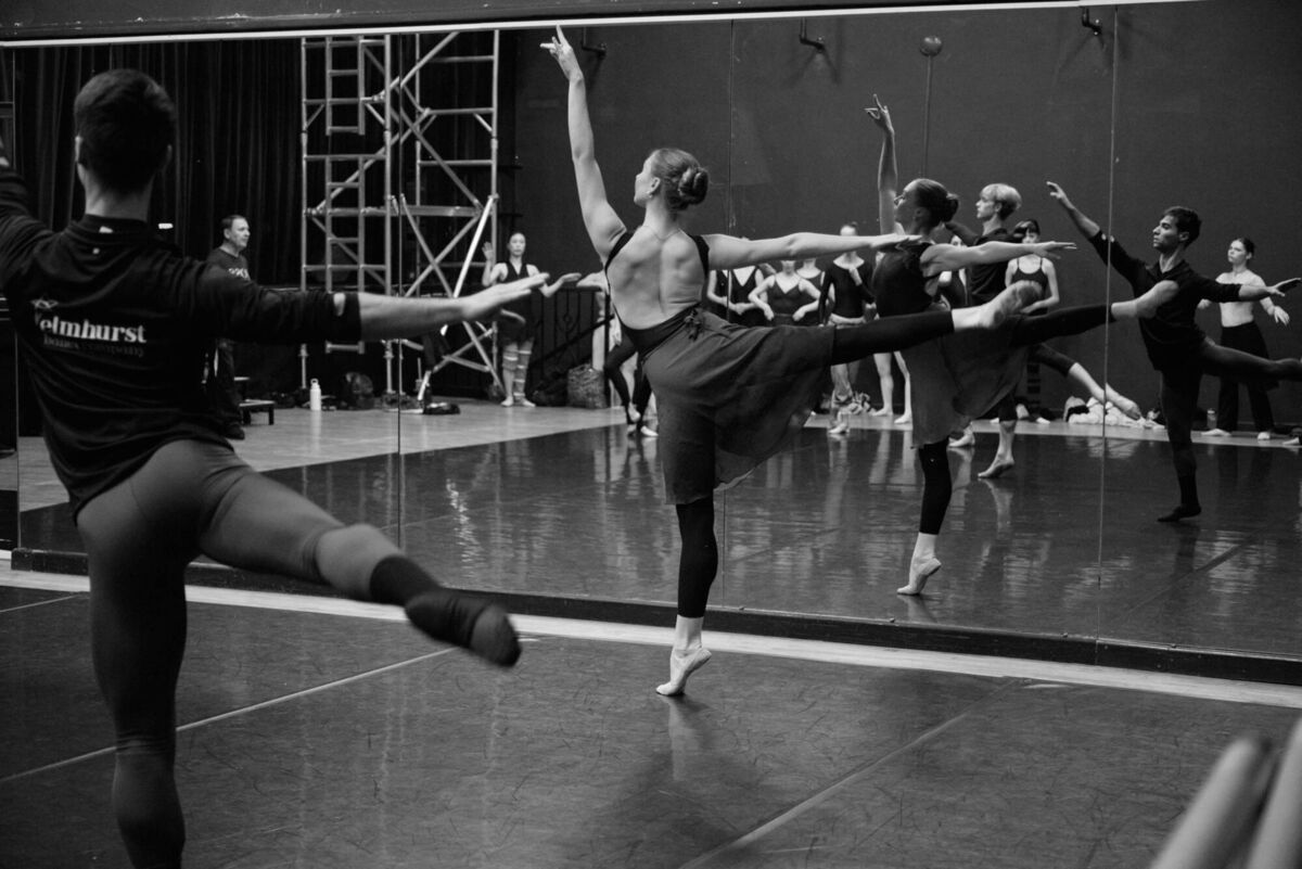 Behind the scenes at rehearsals for Swan Lake. Picture: Miki Barlok