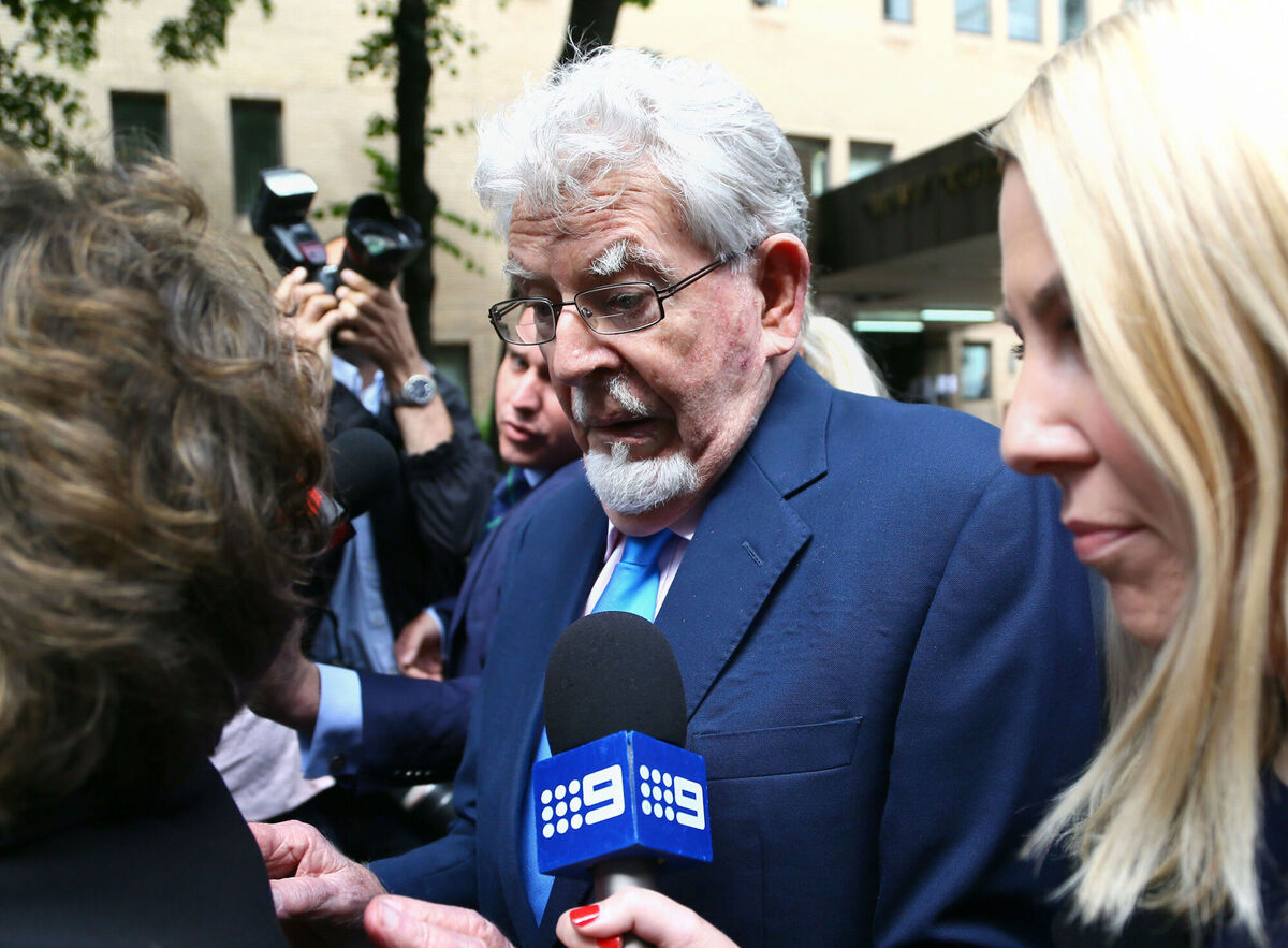 Rolf Harris leaves Southwark Crown Court in London in 2017. Pic: Gareth Fuller/PA Wire Rolf Harris leaves Southwark Crown Court in London in 2017. Pic: Gareth Fuller/PA Wire