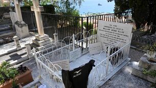 <p>FOUNDING FATHER? The grave of William Webb Ellis at the Vieux-Chateau cemetery in Menton, southeastern France. Webb Ellis, who the World Cup is named after, is presented as the founder of rugby but the difficulty with the story is that he didn’t in fact invent the sport, our columnist argues.	<span class="contextmenu emphasis CaptionCredit">Picture: Nicolas Tucat/AFP via Getty Images</span>
            </p>