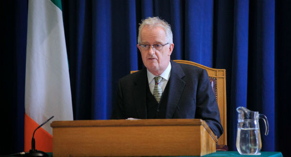 Mr Justice Peter Charleton: The tribunal won’t examine issues around a 2006 allegation against Sgt McCabe. Picture: Collins