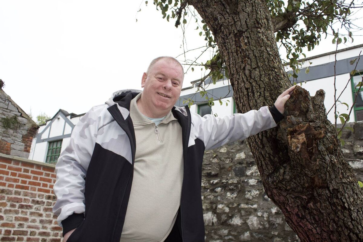 Roy Finn, 56, who has secured a one-bed apartment at Newenham Street, Limerick, provided by the Novas homeless service.