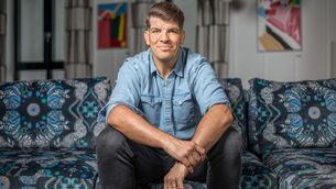 <p> Cork City, Cork, Ireland. 12th October, 2023. Former Munster and Irish rugby international Donncha O'Callaghan pictured relaxing in the penthouse of the Dean Hotel, Cork. Picture: David Creedon</p>