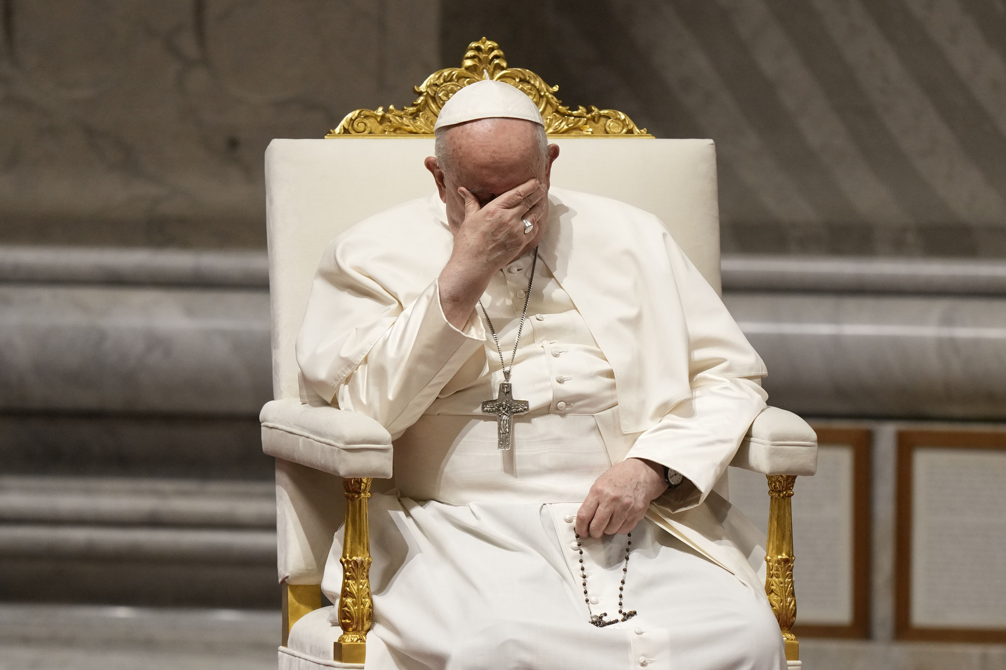 Pope leads prayers for world ‘in a dark hour’