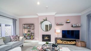 <p>Superbly decorated living room at No 113 Clonlara</p>