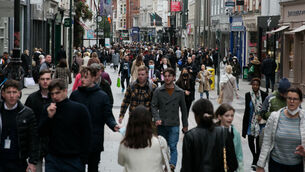 <p>'The broad tone of Irish consumer sentiment remains cautious, as concerns remain elevated and nervousness about the outlook for jobs has increased,' economist Austin Hughes said. Picture: Gareth Chaney/Collins</p>
