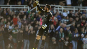 Cork City keepers Mark McNulty and Alan Smith step into Irish breach