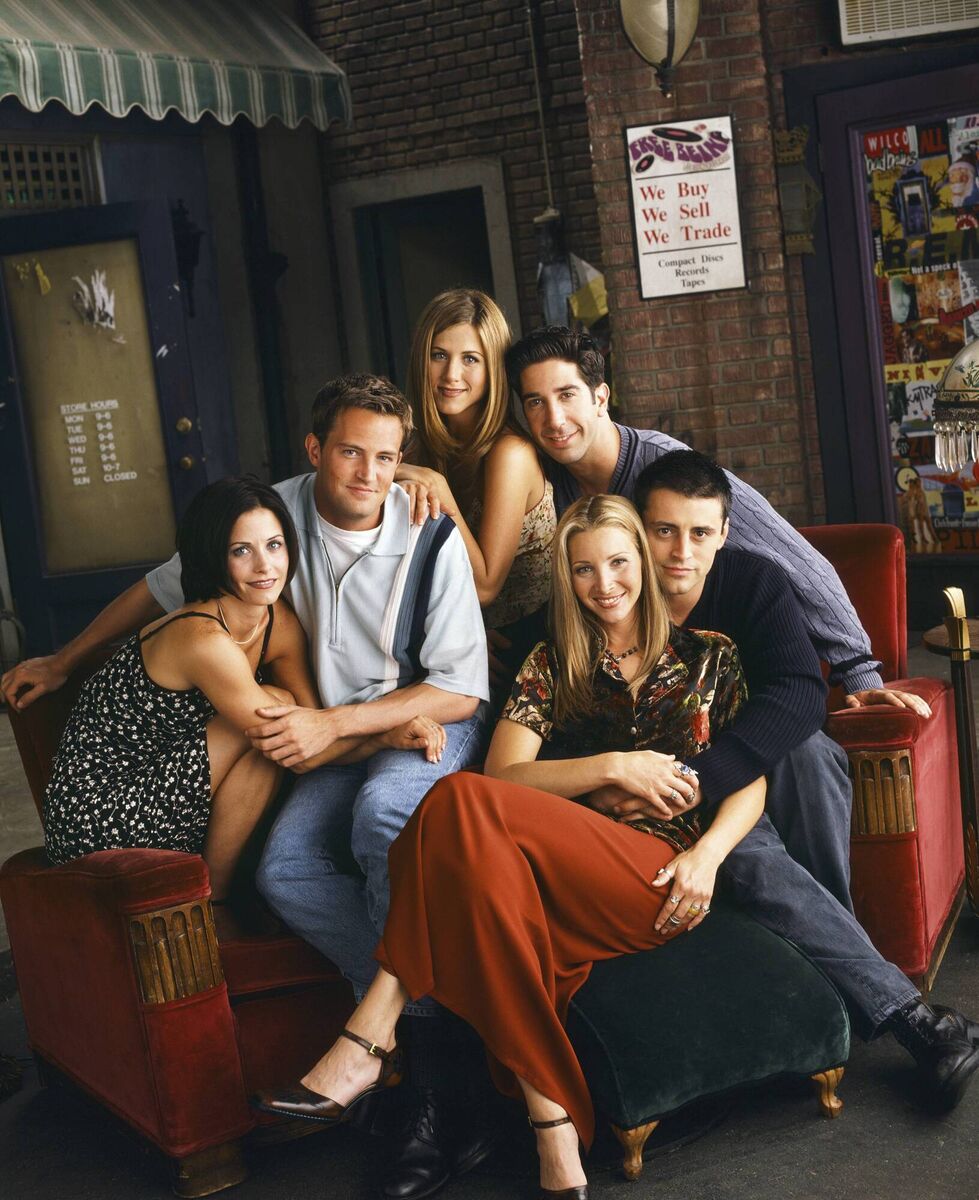 Courteney Cox as Monica Geller, Matthew Perry as Chandler Bing, Jennifer Aniston as Rachel Green, David Schwimmer as Ross Geller, Matt LeBlanc as Joey Tribbiani, Lisa Kudrow as Phoebe Buffay.