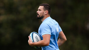 <p>GUNNING FOR GREEN: Leinster's Max Deegan.  ©INPHO/Tom Maher</p>
