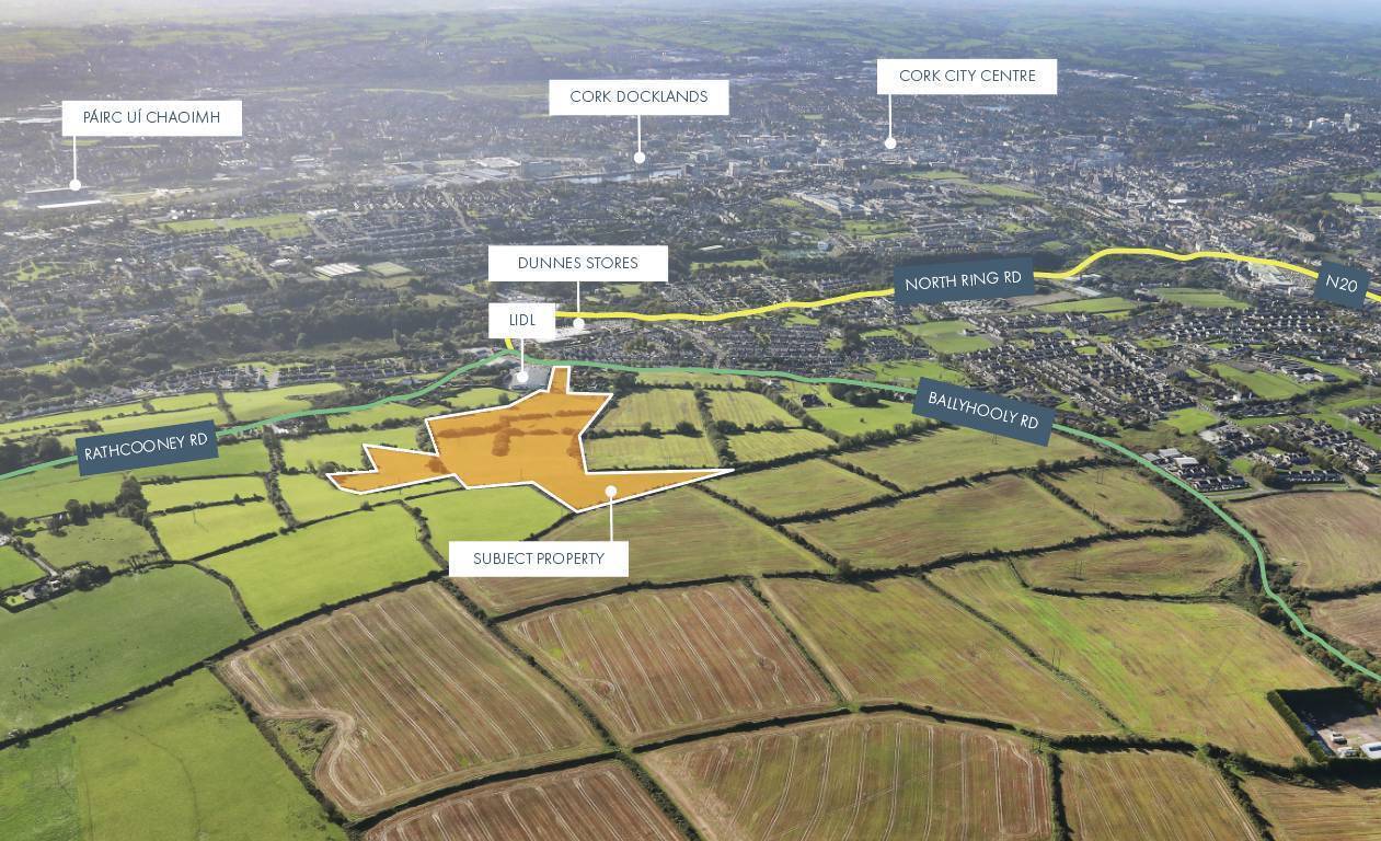 Cork city land offer at €2.6m is set between two development sites for over 1,000 homes