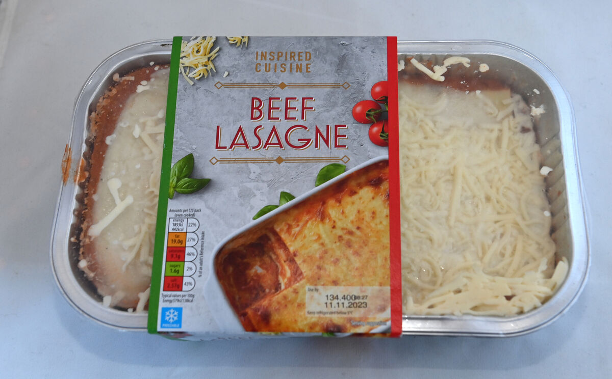 Aldi Inspired Cuisine Beef Lasagne