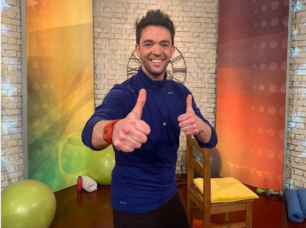 Ray Lally aka Happy Fitness Guy encourages people to do 75% of whatever you think you can do rather than exhausting yourself.