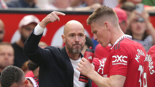 <p>Scott McTominay has backed Erik ten Hag. Pic: Ian Hodgson/PA</p>