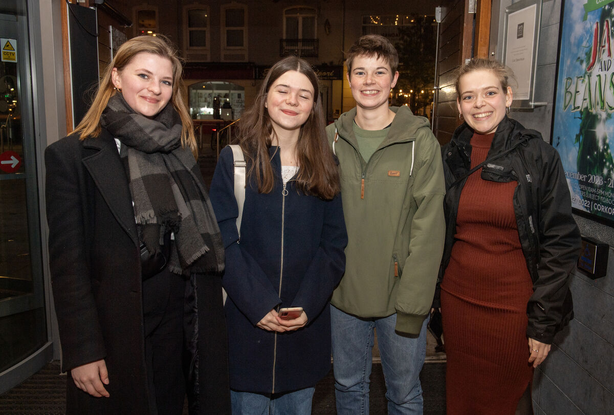  Leo, Marie, Inga and Lara at the Cork City Ballet production of Swan Lake at the Cork Opera House. Picture: Dan Linehan