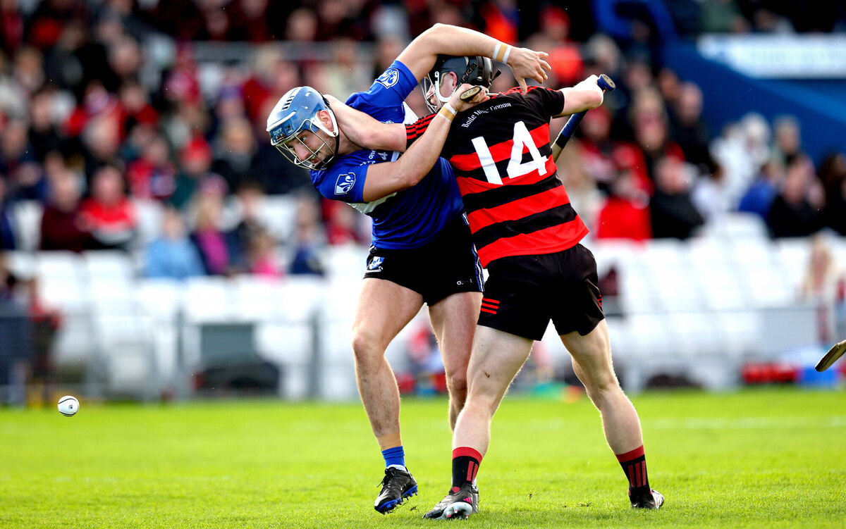 Ballygunner’s Kevin Mahony and Conor O'Sullivan of Sarsfields. Pic Credit ©INPHO/Ryan Byrne