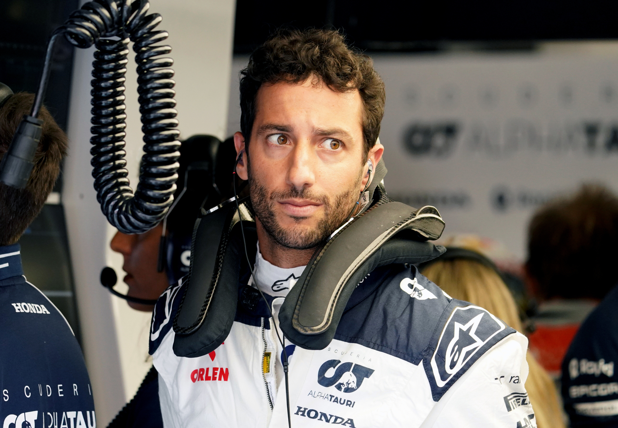Daniel Ricciardo escapes injury after car struck by flying tyre in Brazilian GP