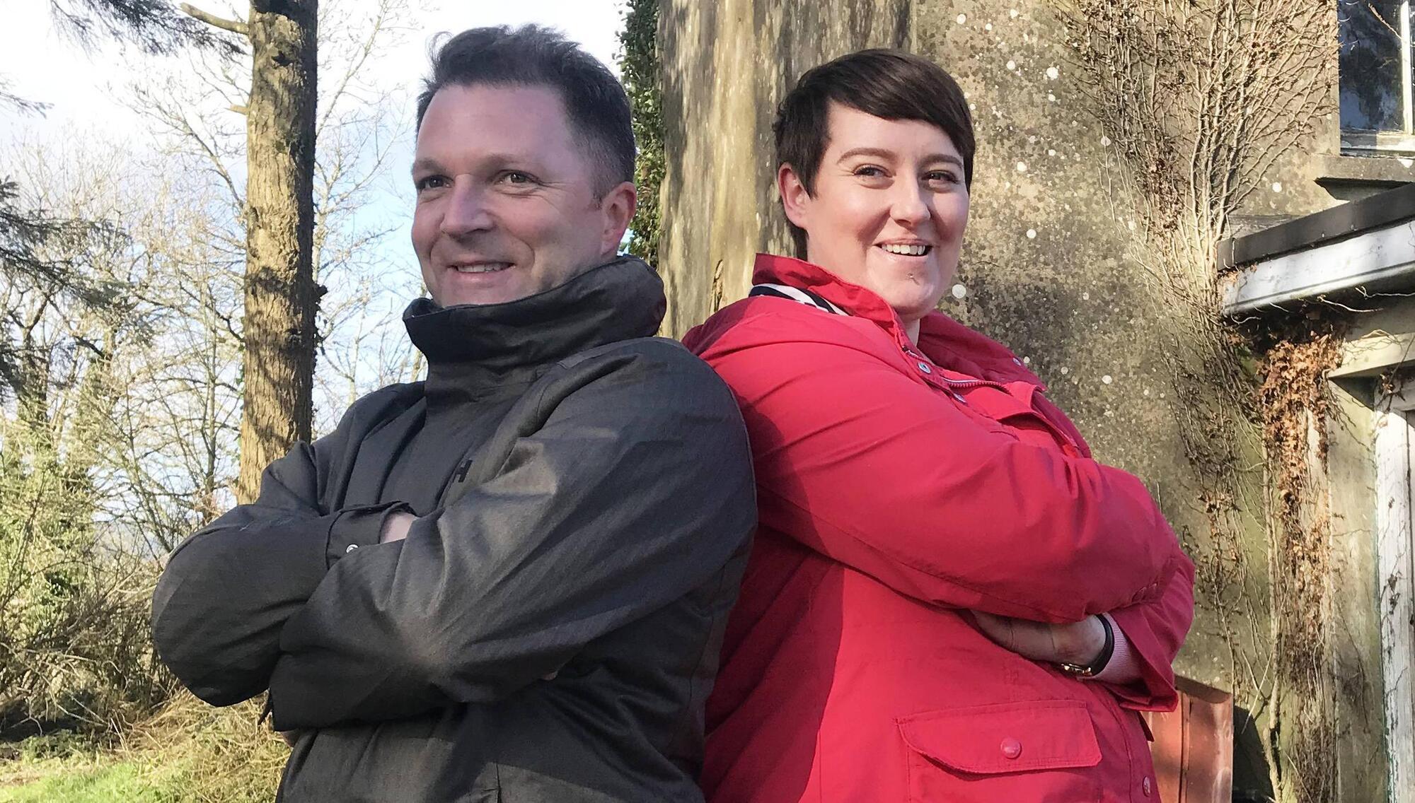 Kieran McCarthy and Maggie Molloy give advise on older properties to a couple taking part in RTÉ TV series Cheap Irish Homes