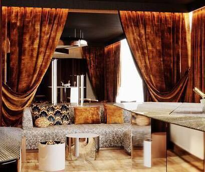The Roque hotel lobby in Paris.