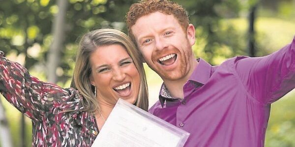 Sondra Maher, originally from America, now living in Dundrum, Co Dublin, with her husband, Declan Maher. Picture: Oisin McHugh
