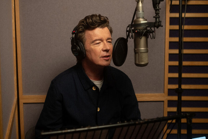Rick Astley, re-recording the vocals to 'Never Gonna Give You Up' to reflect some of the interpretations brought on by hearing difficulties.