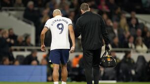 <p>OUCH: Tottenham Hotspur's Richarlison is to undergo surgery.</p>