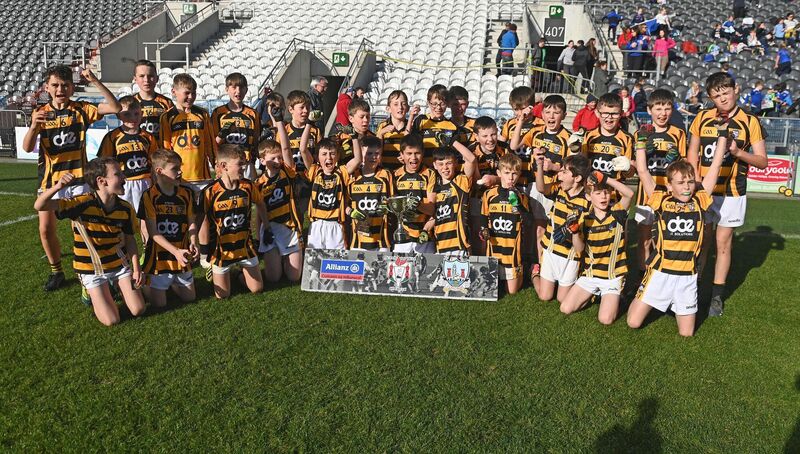 Canovee who defeated Scoil Abhan, Baile Mhuirne in the Allianz Sciath Na Scol DF7 final at Pairc Ui Chaoimh. Picture; Eddie O'Hare Canovee who defeated Scoil Abhan, Baile Mhuirne in the Allianz Sciath Na Scol DF7 final at Pairc Ui Chaoimh. Picture; Eddie O'Hare