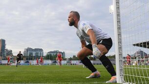 <p>Former Shamrock Rovers goalkeeper Alan Mannus has endorsed the upgrade and use of Windsor Park. Picture: Stephen McCarthy/Sportsfile</p>