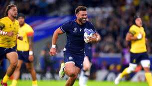Scotland scrum-half Ali Price scored two tries at the World Cup (Adam Davy/PA)