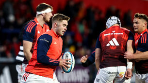 <p>FROM THE START: Munster's Jack Crowley. Pic: ©INPHO/Ben Brady</p>