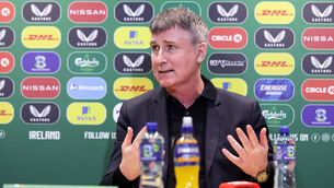 <p>NO PLEA: Ireland manager Stephen Kenny. Pic: ©INPHO/Laszlo Geczo</p>